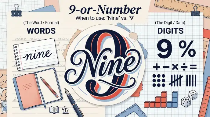 9 or number