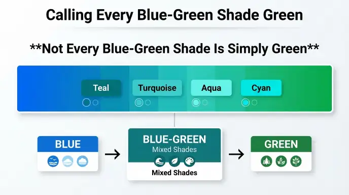 Calling Every Blue Green Shade Green