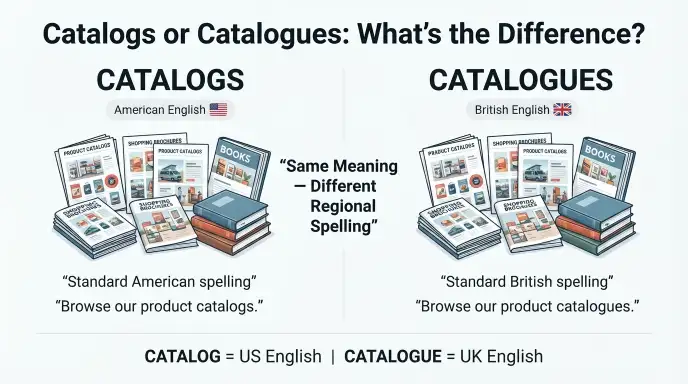 catalogs or catalogues