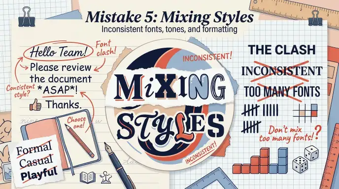 Mistake 5: Mixing styles