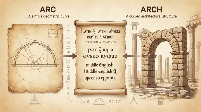 The Origin of Arc or Arch