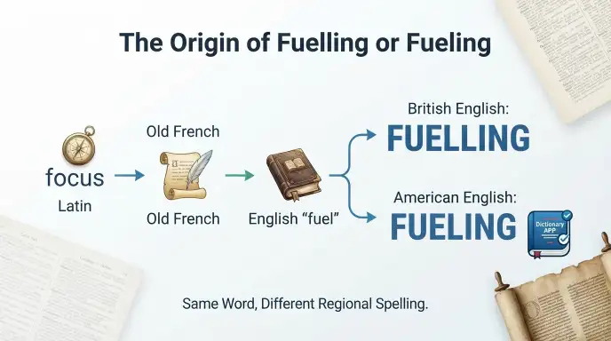 The Origin of Fuelling or Fueling
