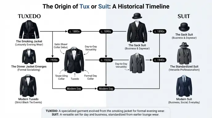 The Origin of Tux or Suit
