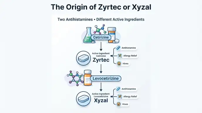The Origin of Zyrtec or Xyzal