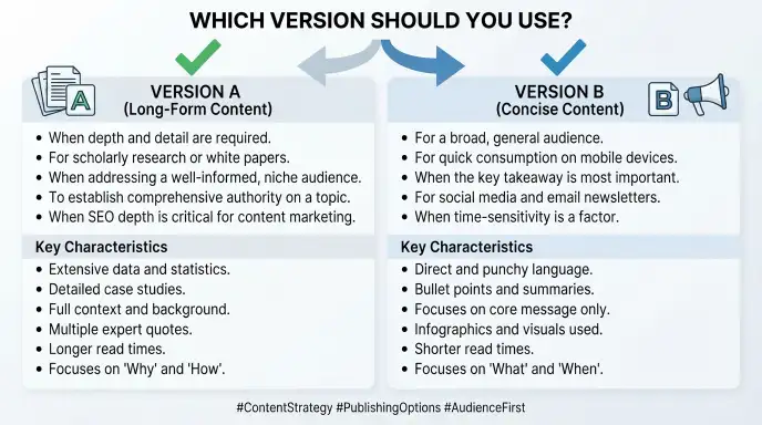 Which Version Should You Use?