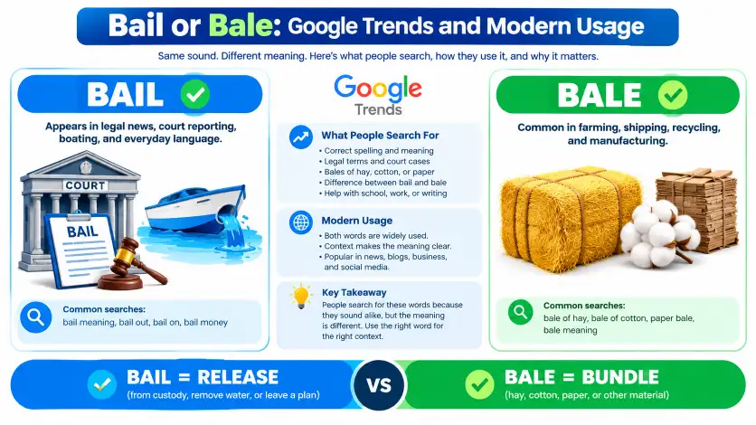 Bail or Bale: Google Trends and Modern Usage