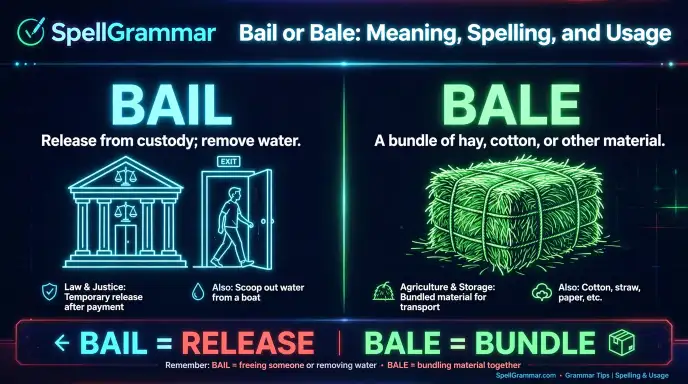 bail or bale