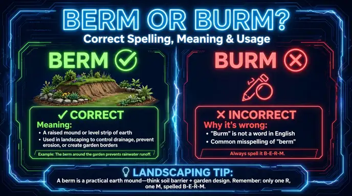 berm or burm