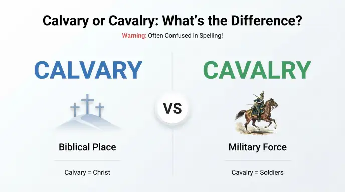 calvary or cavalry