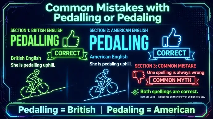 Common Mistakes with Pedalling or Pedaling