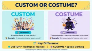 custom or costume