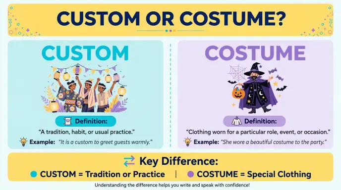 custom or costume