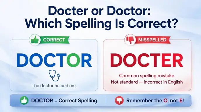 docter or doctor