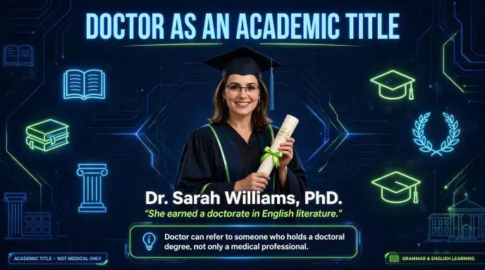 Doctor as an Academic Title