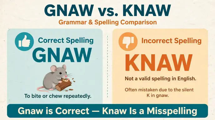 gnaw or knaw
