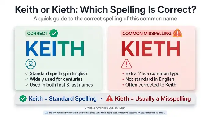 keith or kieth