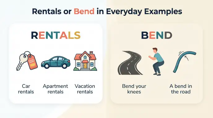 Rentals or Bend in Everyday Examples