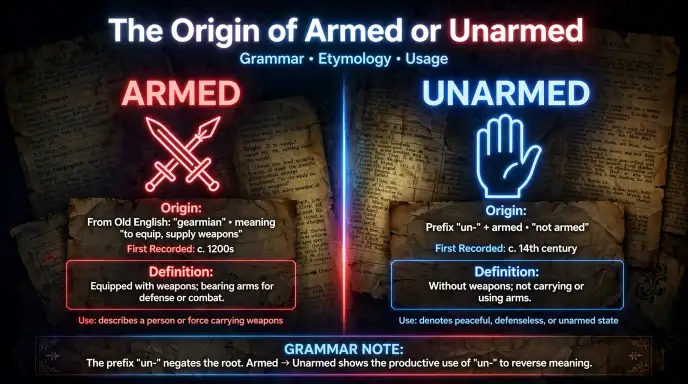 The Origin of Armed or Unarmed